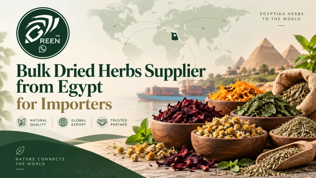 Bulk Dried Herbs Supplier from Egypt for Importers