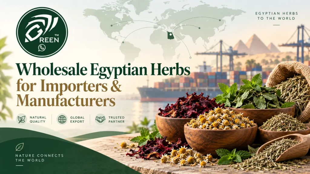 Wholesale Egyptian Herbs for Importers & Manufacturers